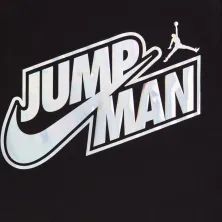 CAMISETA NIKE  JORDAN JUMPMAN "IRIDISCENT" NEGRA  JUNIOR
