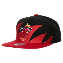 GORRA MIAMI HEAT NBA SHARKTOOTH - MITCHELL AND NESS