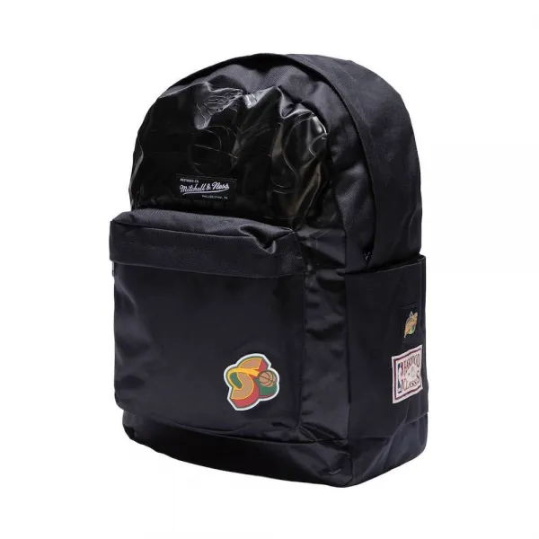 MOCHILA VANCOUVER SEATTLE SUPERSONICS MITCHELL AND NESS BLACK