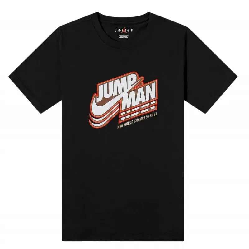 camiseta air jordan negra