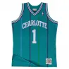 CAMISETA MUGGSY BOGUES - CHARLOTTE HORNETS - SWINGMAN 1992-93