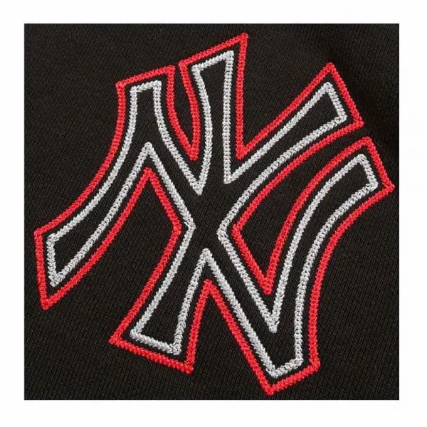 SUDADERA NEW YORK YANKEES NEW ERA "MLB CHAIN STITCH"  BLACK