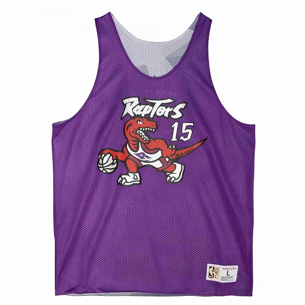 CAMISETA VINCE CARTER REVERSIBLE TORONTO RAPTORS MESH TANK