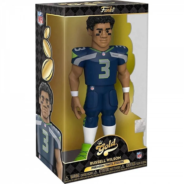 FUNKO RUSSELL WILSON VINYL GOLD NFL  30 CM - ATLANTA HAWKS