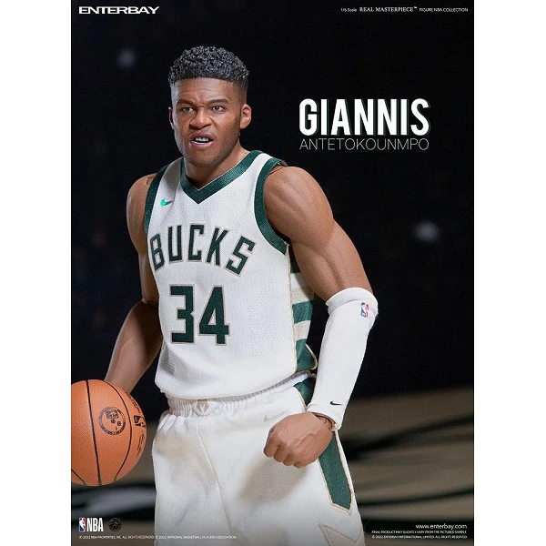 FIGURA ENTERBAY - GIANNIS ANTETOKOUNMPO 1/6 MILWAUKEE BUCKS MASTERPIECE