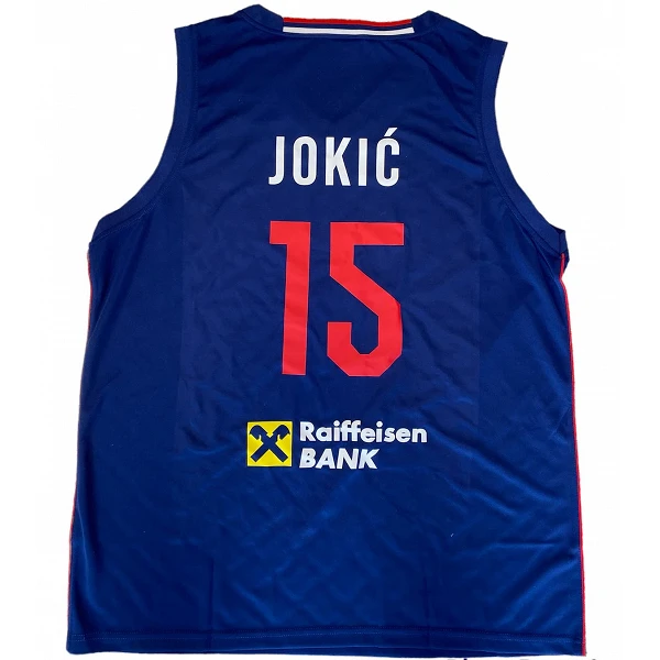 CAMISETA NIKOLA JOKIC SERBIA - PEAK AZUL EUROBASKET 22