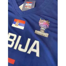 CAMISETA NIKOLA JOKIC SERBIA - PEAK AZUL EUROBASKET 22