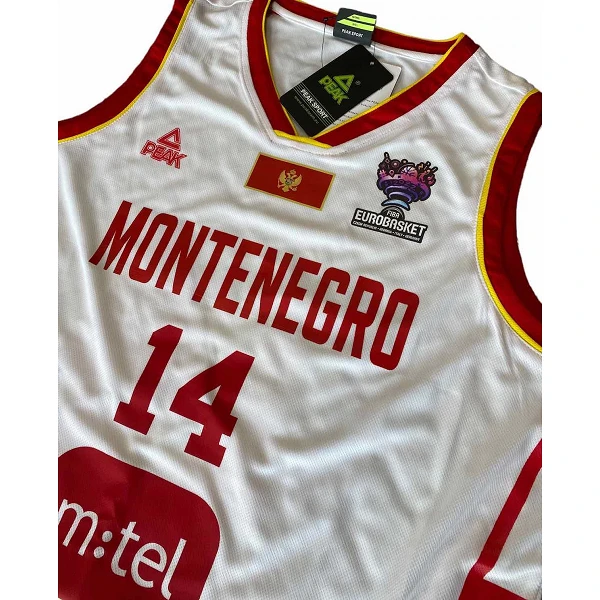 EQUIPACION MONTENEGRO BOGAN DUBLJEVIC - PEAK BLANCA EUROBASKET 22