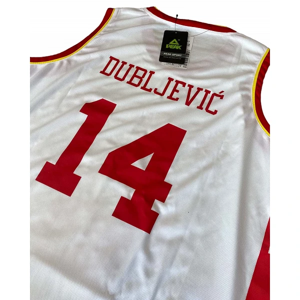 EQUIPACION MONTENEGRO BOGAN DUBLJEVIC - PEAK BLANCA EUROBASKET 22