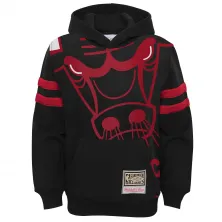 SUDADERA CHICAGO BULLS BIG FACE HOODIE - JUNIOR MITCHELL AND NESS