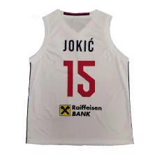 CAMISETA NIKOLA JOKIC SERBIA - PEAK BLANCA EUROBASKET 22