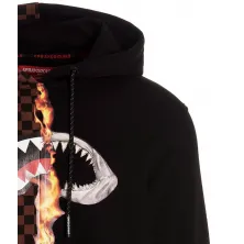 SUDADERA SPRAYGROUND "BURNT SHARKS IN PARIS HOODIE"