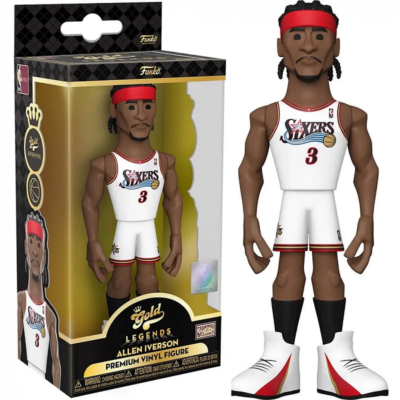 FUNKO VINYL GOLD NBA LEGENDS ALLEN IVERSON - PHILADELPHIA 76ERS SIXERS