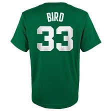 Camiseta manga corta Larry Bird Celtics Mitchell and Ness junior vista trasera