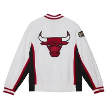 CHAQUETA CHICAGO BULLS FINALS AUTHENTIC WARM UP - MITCHELL AND NESS 1998-99 WHITE