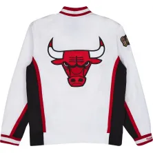 Chaqueta calentamiento Chicago Bulls NBA Finals 1998-99 Authentic Warm Up blanca