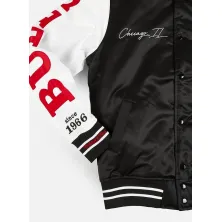 Chaqueta Chicago Bulls Mitchell And Ness "Team Origins Satin Jacket"