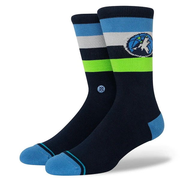 calcetines minnesota timberwolves st crew stance