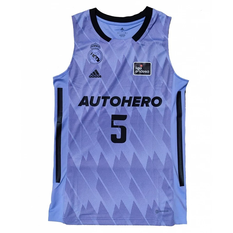 camiseta baloncesto junior Rudy fernandez real madrid 2023 segunda equipacion