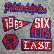 gorra plana philadelphia sixers NBA melton Patch