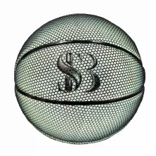 balon de baloncesto shine bling silver special balls