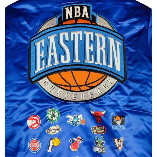 Chaqueta Mitchell and Ness NBA All Star Eastern Conference  Heavyweight Satin Jacket