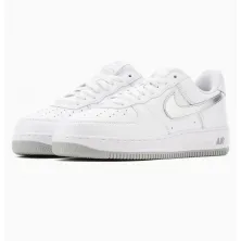 Zapatillas Nike Air Force One Low Retro - White Silver