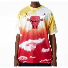 Camiseta Chicago Bulls Sky Print Oversized de New Era