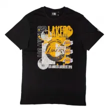 camiseta manga corta baloncesto nba lakers basketball graphic new era 60357115