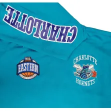 Sudadera con capucha Charlotte Hornets City Collection Mitchell and Ness