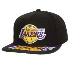 Gorra plana Los Angeles Lakers NBA Munch Time de Mitchell and Ness