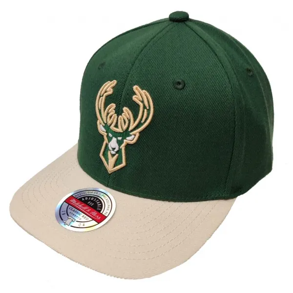 Gorra curva Milwaukee Bucks 2 Tone Mitchell and Ness