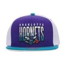 Gorra Plana Charlotte Hornets NBA Billboard 2 Mitchell and Ness