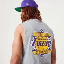 Camiseta "NBA Championship Sleeveless Lakers Back Print Logo"