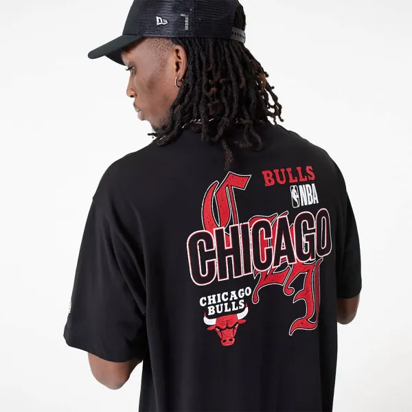 Camiseta Chicago Bulls "Team Graphic" Oversized New Era black