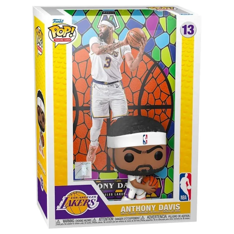 Funko Pop Anthony Davis Trading Cards " Mosaic " - Los Angeles Lakers