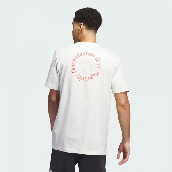 Camiseta Adidas Donovan Mitchell Graphic - Blanca