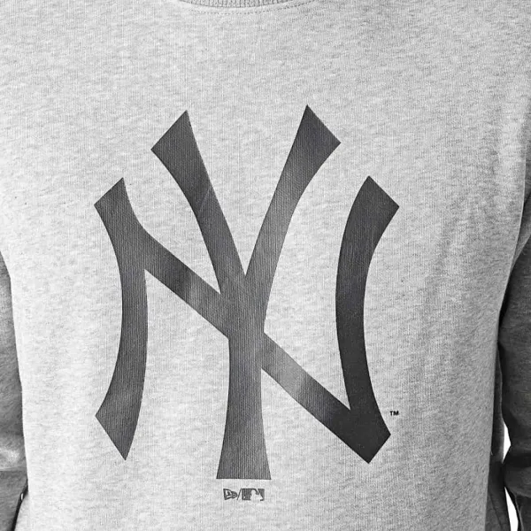 Sudadera New York Yankees - New Era Team Logo Crew Grey