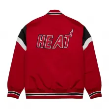 Chaqueta Baloncesto Miami Heat NBA Heavyweight Satin Jacket de Mitchell and Ness