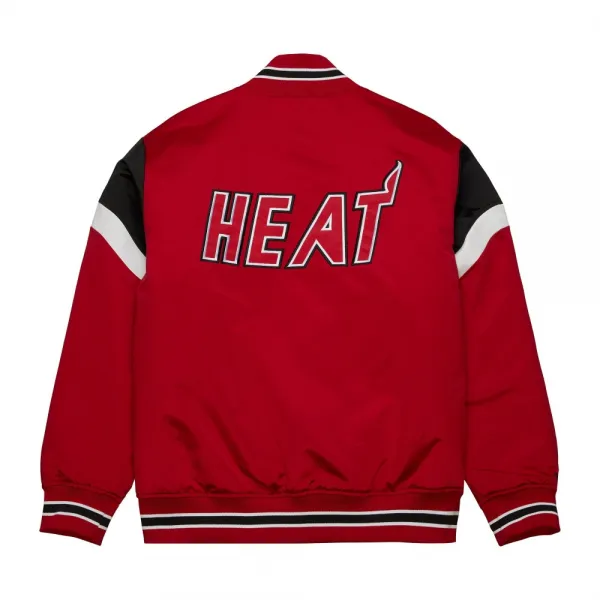 Chaqueta Baloncesto Miami Heat NBA Heavyweight Satin Jacket de Mitchell and Ness