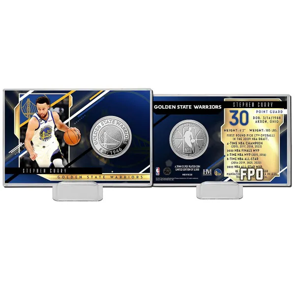 Moneda Stephen Curry Warriors