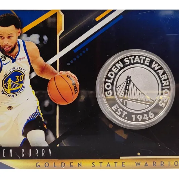 Moneda Stephen Curry Warriors