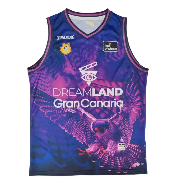 Camiseta Baloncesto Gran Canaria Spalding equipacion "aire"