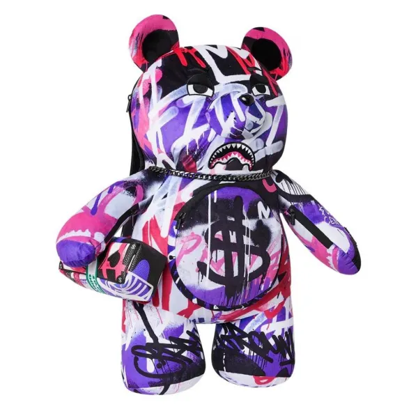 Mochila Sprayground Vandal Couture Bear