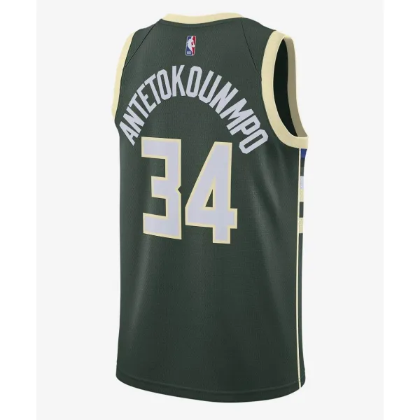 Camiseta Giannis Antetokounmpo con Milwaukee Bucks 2023 Icon Edition