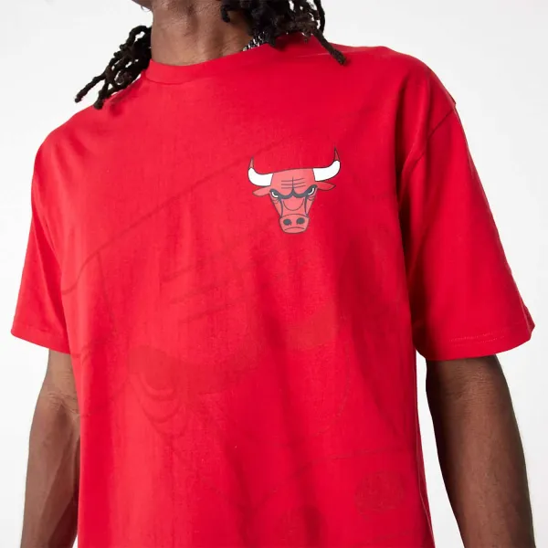 Camiseta Chicago Bulls New Era "NBA Lifestyle oversized"