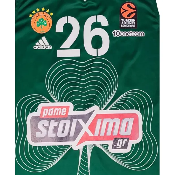 Camiseta Panathinaikos Baloncesto de Nemanja Nedovic Euroliga 2021