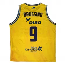 Camiseta Baloncesto Nicolas Brussino Gran Canaria Spalding primera equipacion