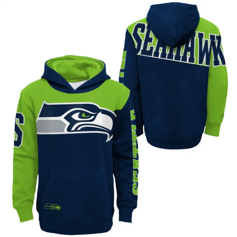 Sudadera Seahawks ni os con capucha NFL Outerstuff