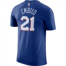 Camiseta Joel Embiid con Philadelphia 76ers Name and Number Nike